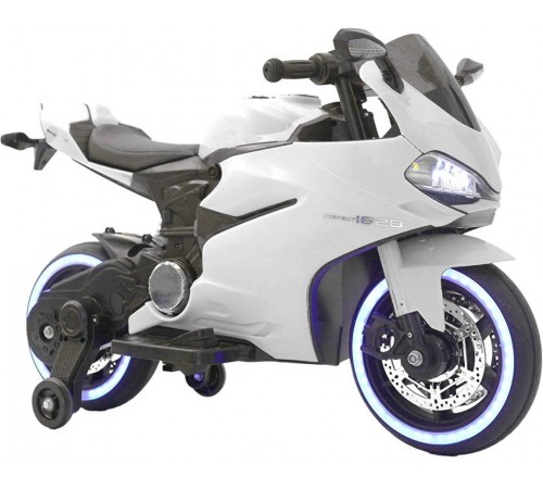 Детский электромотоцикл Ducati White 12V - FT-1628-WHITE Детский электромотоцикл Ducati White 12V - FT-1628-WHITE