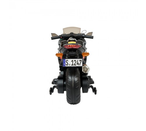 Детский электромотоцикл Kawasaki Ninja (12V, EVA, спидометр, ручка газа) - DLS07-BLACK