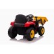 Детский электромобиль XMX трактор с ковшом (красный, EVA, пульт, 12V) - XMX611U-RED