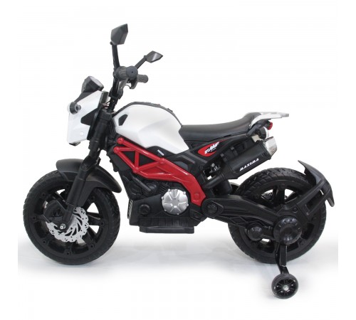 Детский электромотоцикл Harley Davidson - DLS01-WHITE-RED