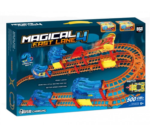 Автотрек BSQ Magical Fast Line (длина полотна 500 см, 2 машины) - BSQ-3061