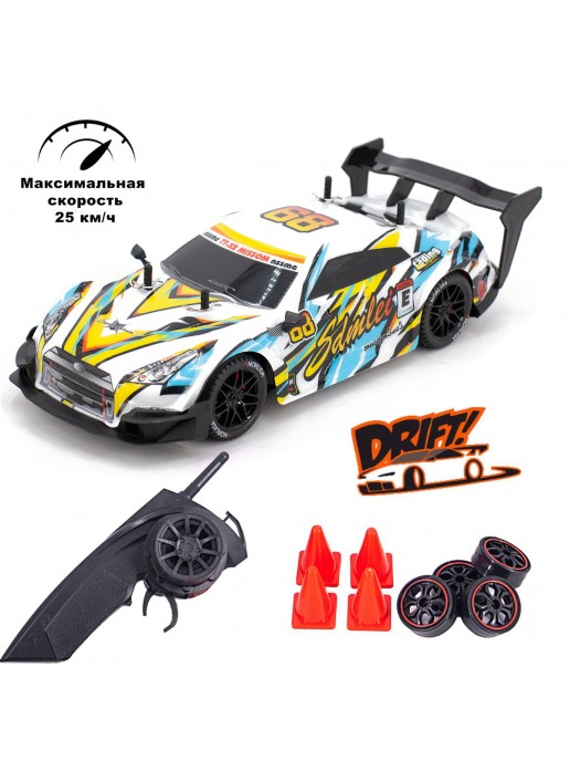 Радиоуправляемая машина для дрифта Nissan GTR R35 4WD 1:14 - RC-18E