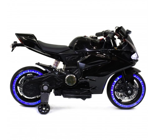 Детский электромотоцикл Ducati Black (12V, EVA, ручка газа) - FT-1628-SP-BLACK Детский электромотоцикл Ducati Black (12V, EVA, ручка газа) - FT-1628-SP-BLACK