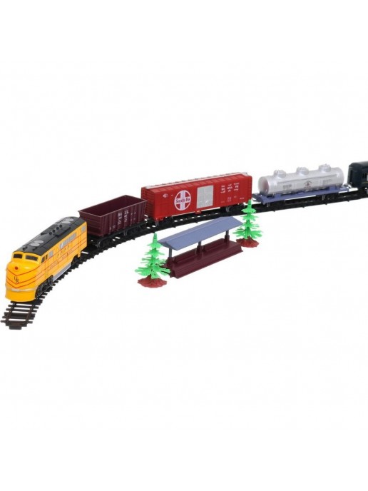 Детская железная дорога Fenfa Train Familial Quickly (свет, звук, длина полотна 6,7 м) - 1600A-8B