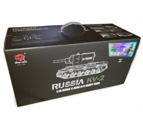 Радиоуправляемый танк Heng Long Long KV-2 (Россия) Pro V7.0 масштаб 1:16 - 3949-1Pro V7.0 Радиоуправляемый танк Heng Long Long KV-2 (Россия) Pro V7.0 масштаб 1:16 - 3949-1Pro V7.0