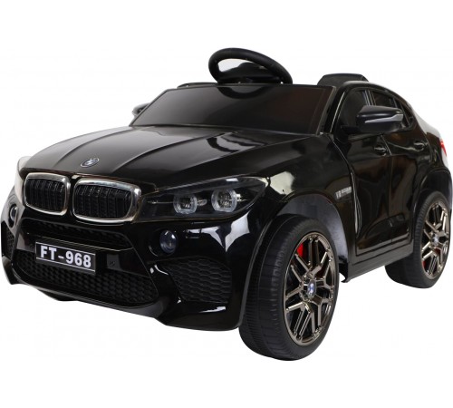 Электромобиль BMW X6M 12V (полный привод, EVA) - FT-968-BLACK-PAINT