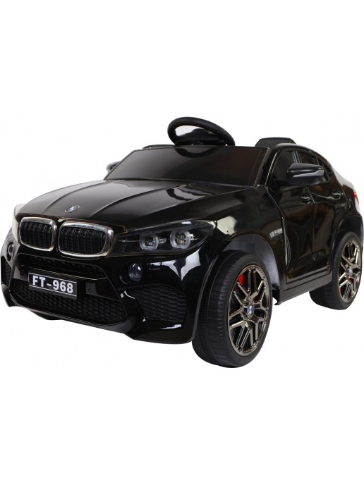 Электромобиль BMW X6M 12V (полный привод, EVA) - FT-968-BLACK-PAINT