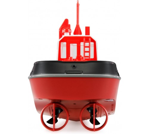 Радиоуправляемый буксир Tugboat черный 2.4G 1:72 - HL-3800-B