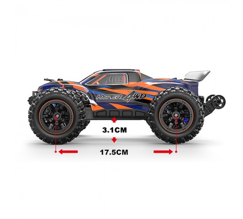 Радиоуправляемый джип MJX Hyper Go 4WD LED 1:16 2.4G - MJX-16108-ORANGE Радиоуправляемый джип MJX Hyper Go 4WD LED 1:16 2.4G - MJX-16108-ORANGE