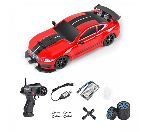 Радиоуправляемая машина для дрифта HB Ford Mustang (4WD, свет, пар, акб, 1:16) - SC16A01-1