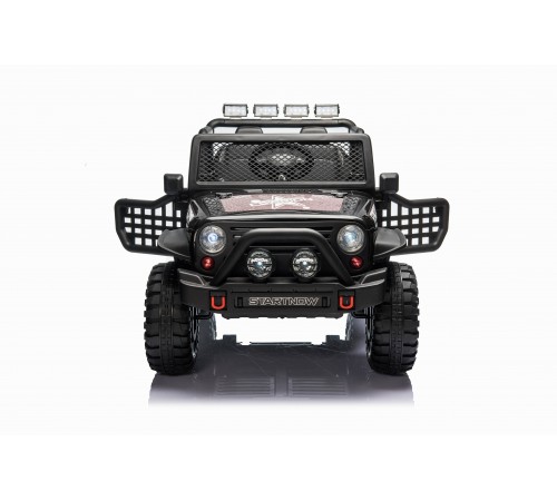 Детский электромобиль джип XMX с полным приводом (черный, EVA, 12V) - XMX618-4WD-BLACK