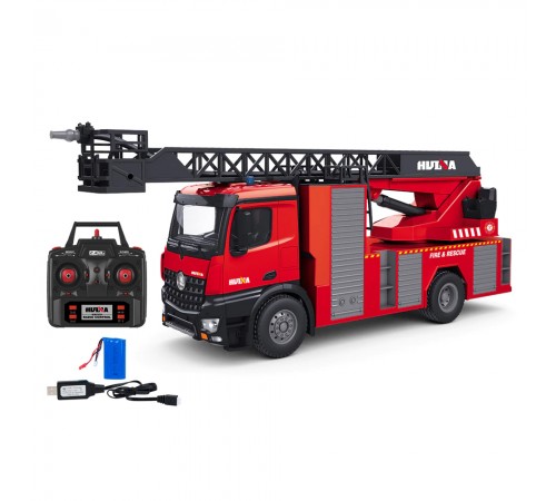 Радиоуправляемая пожарная машина-лестница HUI NA TOYS масштаб 1:14 2.4G - HN1561 Радиоуправляемая пожарная машина-лестница HUI NA TOYS масштаб 1:14 2.4G - HN1561