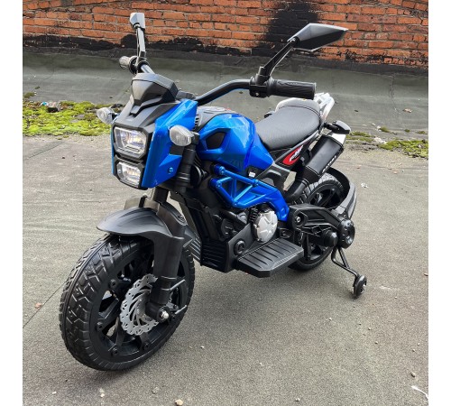 Детский электромотоцикл Harley Davidson (12V, EVA, ручка газа) - DLS01-SP-BLUE Детский электромотоцикл Harley Davidson (12V, EVA, ручка газа) - DLS01-SP-BLUE