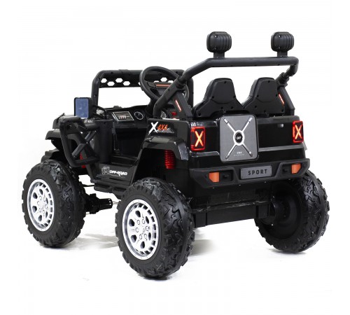 Детский электромобиль джип HL с полным приводом (черный, EVA, 12V) - HL598-4WD-BLACK Детский электромобиль джип HL с полным приводом (черный, EVA, 12V) - HL598-4WD-BLACK