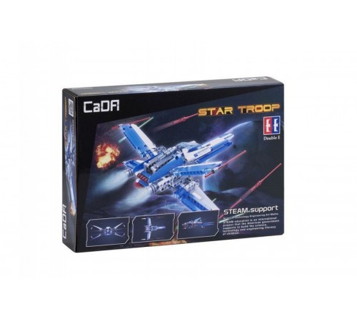 Конструктор Cada Звездный истребитель, 276 деталей - C54005W Конструктор Cada Звездный истребитель, 276 деталей - C54005W