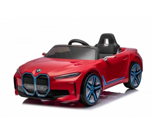 Детский электромобиль BMW I4 (полный привод, 12V) - JE1009-RED Детский электромобиль BMW I4 (полный привод, 12V) - JE1009-RED