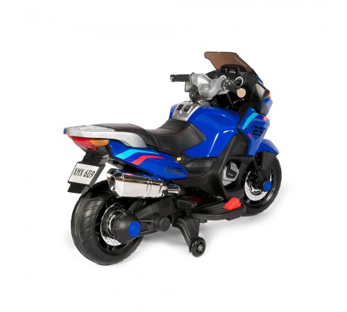 Детский электромотоцикл XMX (синий, EVA, с ручкой газа, 12V) - XMX609-BLUE Детский электромотоцикл XMX (синий, EVA, с ручкой газа, 12V) - XMX609-BLUE