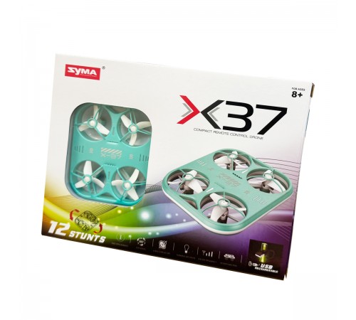 Радиоуправляемый квадрокоптер SYMA X37 - SYMA-X37-GREEN Радиоуправляемый квадрокоптер SYMA X37 - SYMA-X37-GREEN