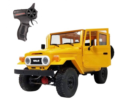 Радиоуправляемый внедорожник WPL Toyota FJ40 желтый 4WD масштаб 1:16 2.4G - WPLC-34-YELLOW Радиоуправляемый внедорожник WPL Toyota FJ40 желтый 4WD масштаб 1:16 2.4G - WPLC-34-YELLOW