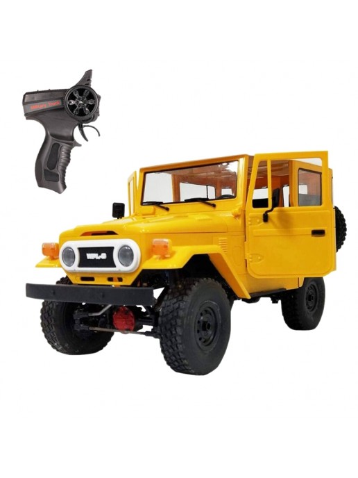 Радиоуправляемый внедорожник WPL Toyota FJ40 желтый 4WD масштаб 1:16 2.4G - WPLC-34-YELLOW