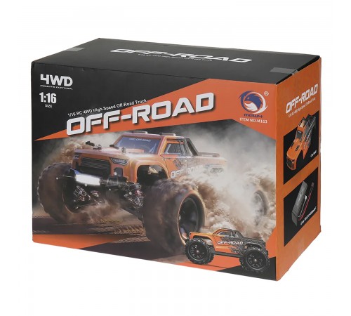 Радиоуправляемый внедорожник MJX Hyper Go 4WD Brushless MEW4 Truck 1:16 - MJX-M163