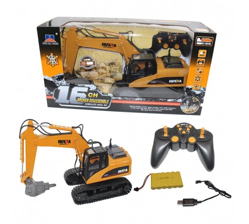 Радиоуправляемый экскаватор-отбойник HUI NA TOYS масштаб 1:14 2.4G - HN1560 Радиоуправляемый экскаватор-отбойник HUI NA TOYS масштаб 1:14 2.4G - HN1560