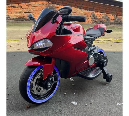 Детский электромотоцикл Ducati Red (12V, EVA, ручка газа) - FT-1628-SP-RED