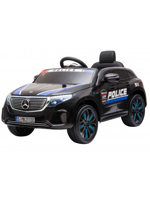 Детский электромобиль Mercedes Benz Police EQC 400 4MATIC - HL378-BLACK