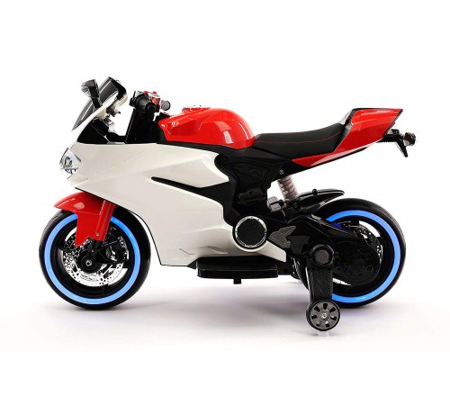 Детский электромотоцикл Ducati 12V - FT-1628-RED-WHITE Детский электромотоцикл Ducati 12V - FT-1628-RED-WHITE