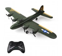 Радиоуправляемый самолет бомбардировщик B17 для начинающих 2.4G - FX817-GREEN