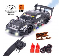 Радиоуправляемая машина для дрифта Nissan GTR R35 (свет, пар, 4WD 1:14) - RC-18A-1