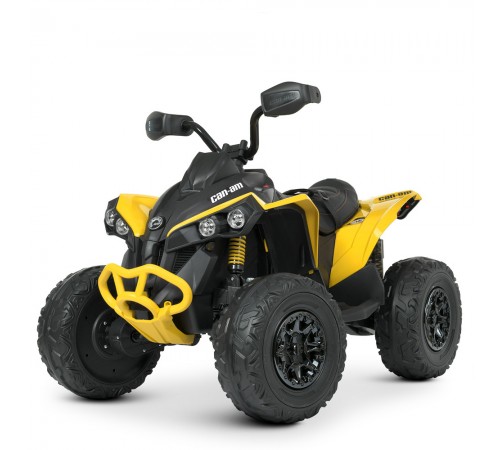 Детский электроквадроцикл BRP Can-Am Renegade (12V, полный привод, желтый) - DK-CA002-YELLOW