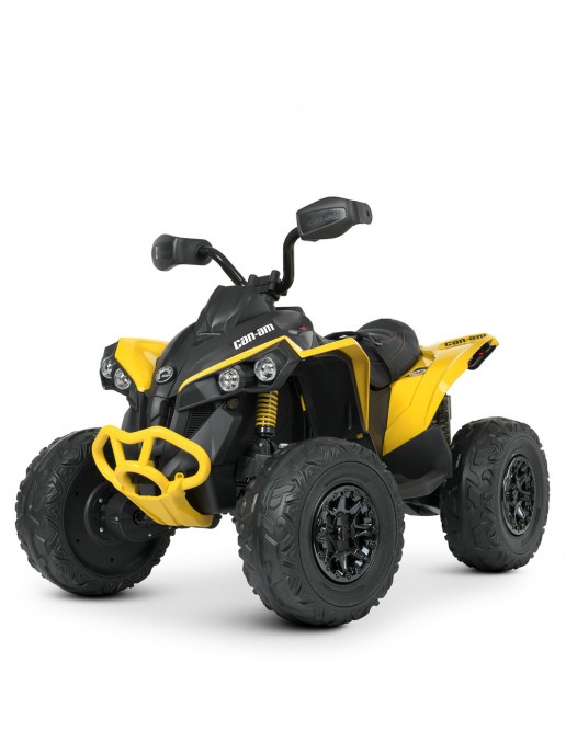Детский электроквадроцикл BRP Can-Am Renegade (12V, полный привод, желтый) - DK-CA002-YELLOW