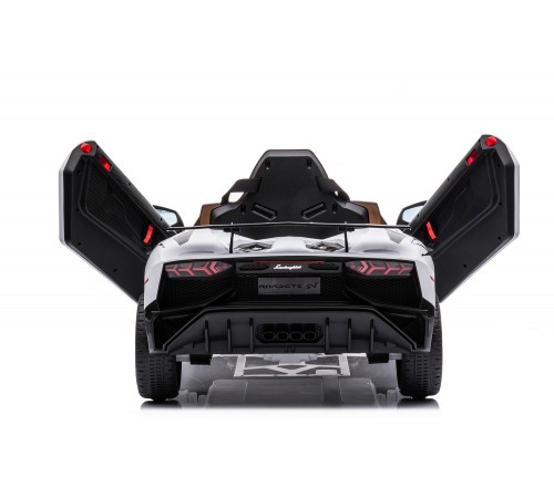 Детский электромобиль Lamborghini Aventador SV Roadster 2WD 12V - BDM0931-WHITE