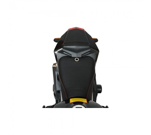 Детский электромотоцикл Kawasaki Ninja (12V, спидометр, ручка газа) - DLS07-BLACK-PLASTIC