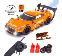 Радиоуправляемая машина для дрифта Nissan GTR R35 (свет, пар, 4WD 1:14) - RC-18D-1