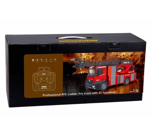Радиоуправляемая пожарная машина-лестница HUI NA TOYS масштаб 1:14 2.4G - HN1561 Радиоуправляемая пожарная машина-лестница HUI NA TOYS масштаб 1:14 2.4G - HN1561