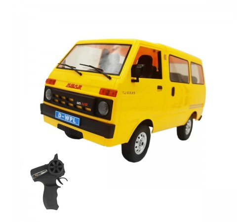 Радиоуправляемый минивэн WPL D-42 желтый, масштаб 1:10 - WPLD-42-YELLOW Радиоуправляемый минивэн WPL D-42 желтый, масштаб 1:10 - WPLD-42-YELLOW