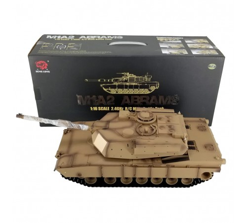 Радиоуправляемый танк Heng Long US M1A2 Abrams V7.0 1:16 - HL-3918-1-V7 Радиоуправляемый танк Heng Long US M1A2 Abrams V7.0 1:16 - HL-3918-1-V7