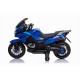 Детский электромотоцикл XMX (синий, EVA, с ручкой газа, 12V) - XMX609-BLUE