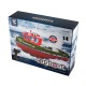 Радиоуправляемый буксир Tugboat черный 2.4G 1:72 - HL-3800-B