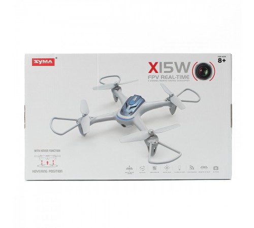 Радиоуправляемый квадрокоптер Syma X15W Black FPV Wifi Camera 2.4G - X15W Радиоуправляемый квадрокоптер Syma X15W Black FPV Wifi Camera 2.4G - X15W