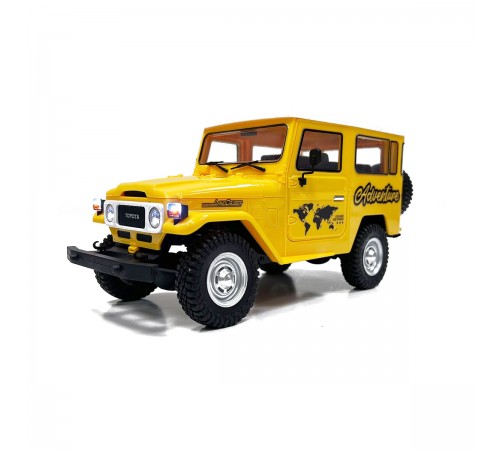 Радиоуправляемый внедрожник TOYOTA FJ40 PRO (свет, выхлоп, Li-Po 5C) - HG4-50-PRO-YELLOW Радиоуправляемый внедрожник TOYOTA FJ40 PRO (свет, выхлоп, Li-Po 5C) - HG4-50-PRO-YELLOW