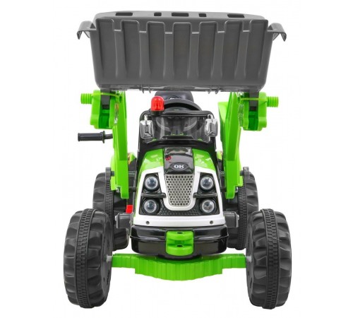 Детский электромобиль трактор на аккумуляторе 12V / зеленый - JS328A-GREEN