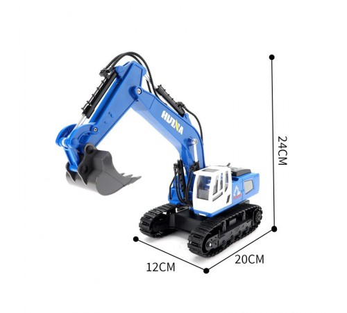 Радиоуправляемый экскаватор HUI NA TOYS масштаб 1:18 2.4G - HN1558-BLUE Радиоуправляемый экскаватор HUI NA TOYS масштаб 1:18 2.4G - HN1558-BLUE