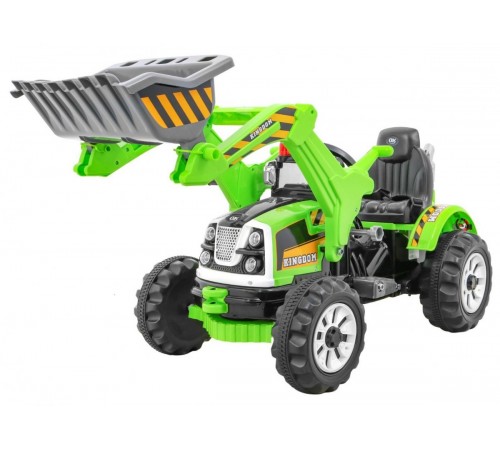 Детский электромобиль трактор на аккумуляторе 12V / зеленый - JS328A-GREEN