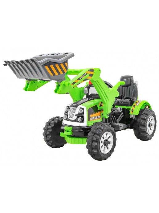 Детский электромобиль трактор на аккумуляторе 12V / зеленый - JS328A-GREEN