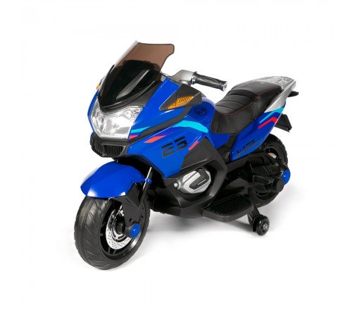 Детский электромотоцикл XMX (синий, EVA, с ручкой газа, 12V) - XMX609-BLUE Детский электромотоцикл XMX (синий, EVA, с ручкой газа, 12V) - XMX609-BLUE