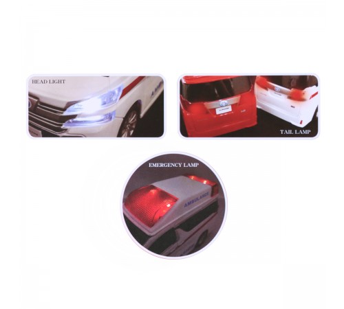 Радиоуправляемая машина Toyota Alphard Скорая помощь (с мигалками) 1:24 - MX25003