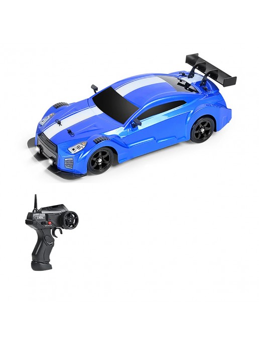 Радиоуправляемая машина для дрифта HB Nissan GTR (4WD, свет, пар, акб, 1:16) - SC16A02-1